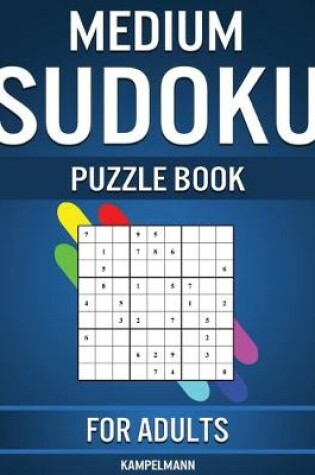 Cover of Medium Sudoku Puzzles Book for Adults