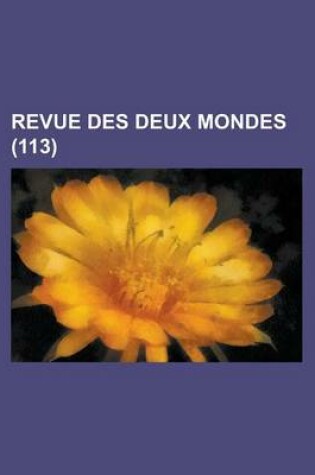 Cover of Revue Des Deux Mondes (113)