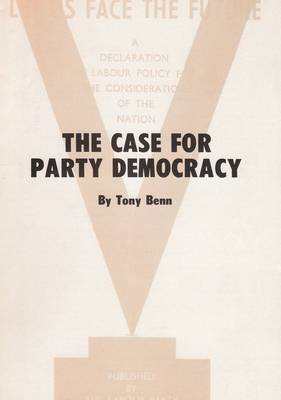 Book cover for Case for Party Democracy