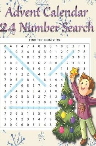 Cover of Advent Calendar 24 Number Search