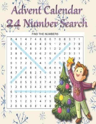 Book cover for Advent Calendar 24 Number Search