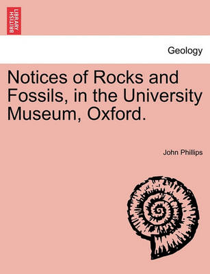 Book cover for Notices of Rocks and Fossils, in the University Museum, Oxford.