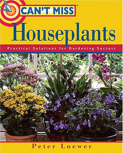Book cover for Can't Miss Houseplants