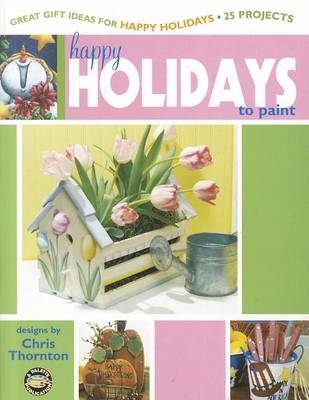Book cover for Happy Holidays to Paint
