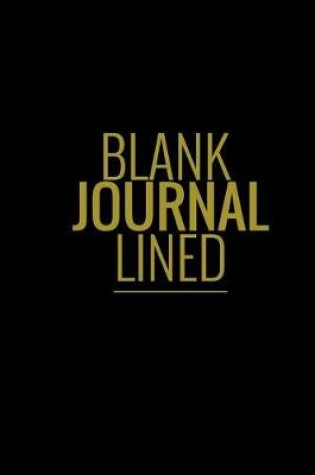 Cover of Blank Journal Lined