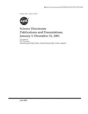 Book cover for Science Directorate Publications and Presentations, January 1 - December 31, 2001