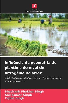 Book cover for Influência da geometria de plantio e do nível de nitrogênio no arroz