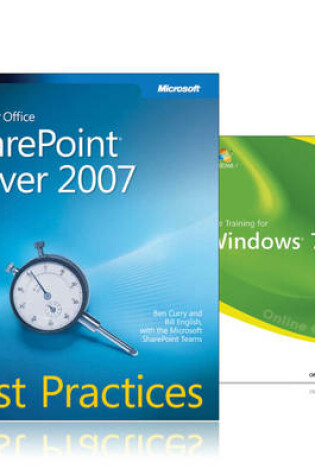 Cover of Microsoft Office SharePoint Server 2007 Best Practices Book and Online Course Bundle