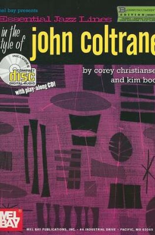 Cover of Essential Jazz Lines in the Style of John Coltrane, B-Flat Instruments Edition