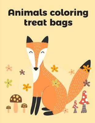 Cover of Animals coloring treat bags