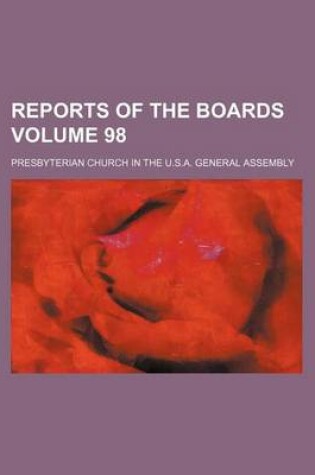 Cover of Reports of the Boards Volume 98