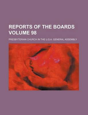 Book cover for Reports of the Boards Volume 98