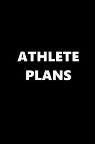 Cover of 2020 Daily Planner Sports Theme Athlete Plans Black White 388 Pages