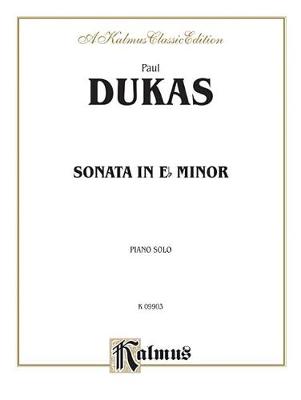 Cover of Sonata in E-Flat Minor