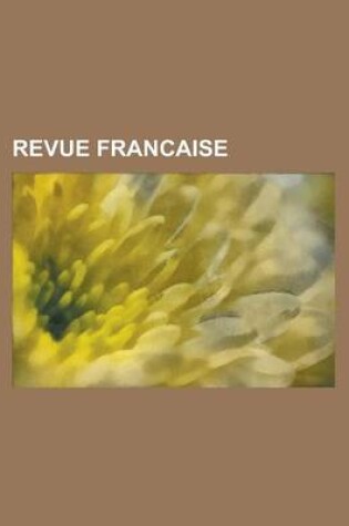 Cover of Revue Francaise