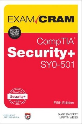 Cover of CompTIA Security+ SY0-501 Exam Cram