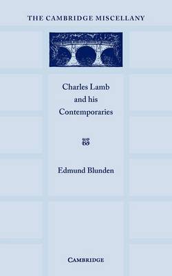 Book cover for Charles Lamb and his Contemporaries