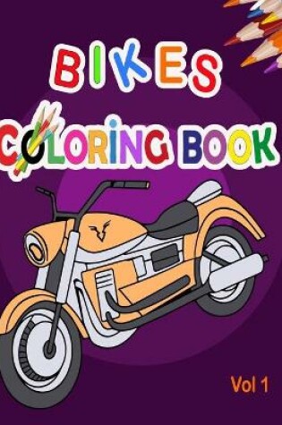 Cover of Bikes Coloring Book