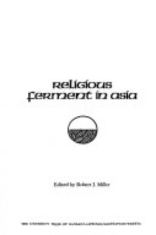 Cover of Religious Ferment in Asia