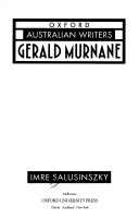 Cover of Gerald Murnane