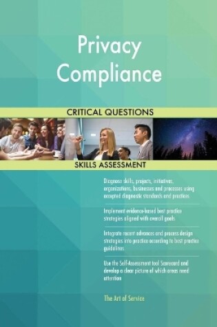Cover of Privacy Compliance Critical Questions Skills Assessment