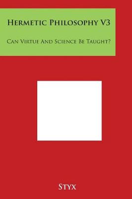 Book cover for Hermetic Philosophy V3