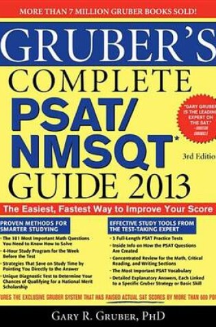 Cover of Gruber's Complete PSAT/NMSQT Guide 2013
