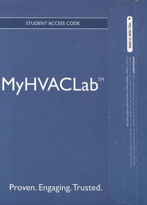 Book cover for NEW MyLab HVAC without Pearson eText -- Access Card -- for Fundamentals of HVAC/R