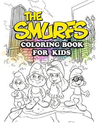 Book cover for The Smurfs Coloring Book for Kids