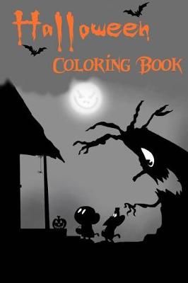 Book cover for Halloween Coloring Book