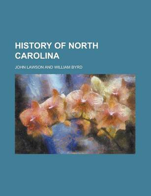 Book cover for History of North Carolina