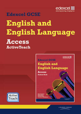 Cover of Edexcel GCSE English and English Language Access ActiveTeach pack with CDROM