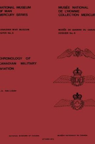 Cover of Chronology of Canadian military aviation