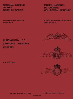 Cover of Chronology of Canadian military aviation