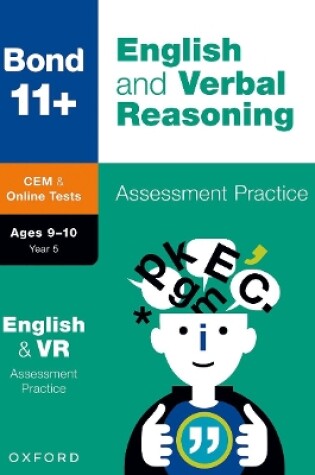 Cover of 11+: Bond 11+ CEM English & Verbal Reasoning Assessment Papers 9-10 Years