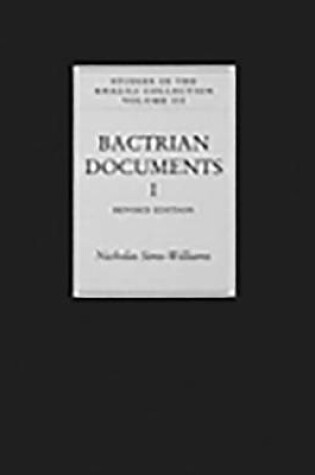 Cover of Bactrian Documents from Northern Afghanistan I