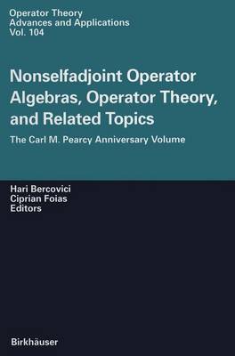 Cover of Nonselfadjoint Operator Algebras, Operator Theory, and Related Topics