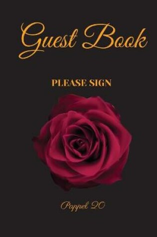 Cover of Guest Book - Floral Symphony of roses Act 3 -For any occasion