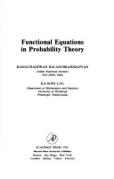 Book cover for Functional Equations in Probability Theory