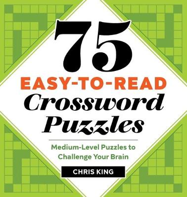 Book cover for 75 Easy-to-Read Crossword Puzzles