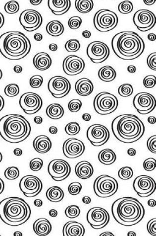 Cover of Bullet Journal Abstract Whorls Black and White