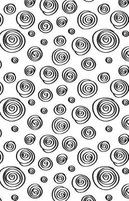 Book cover for Bullet Journal Abstract Whorls Black and White