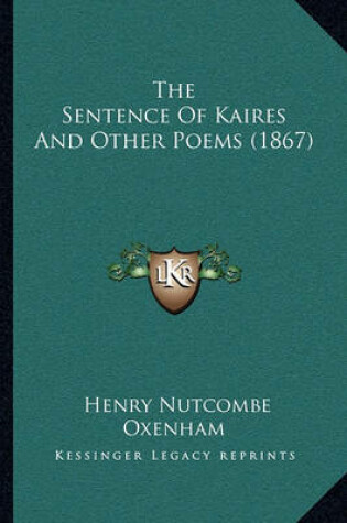 Cover of The Sentence of Kaires and Other Poems (1867)
