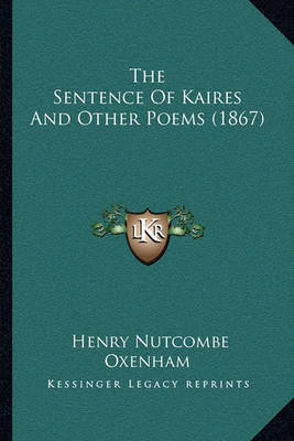 Book cover for The Sentence of Kaires and Other Poems (1867)
