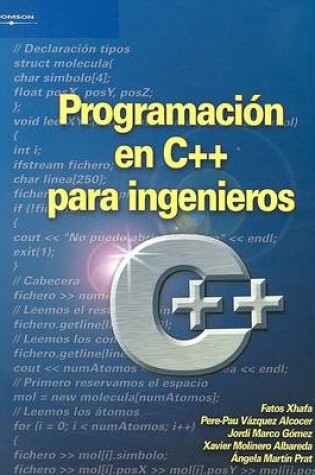 Cover of Programacion en C++ Para Ingenieros