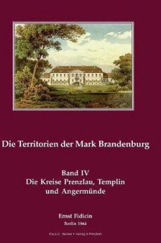 Cover of Territorien der Mark Brandenburg