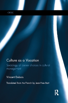 Cover of Culture as a Vocation