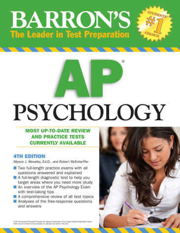 Book cover for Barron's Ap Psychology