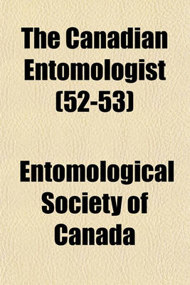 Book cover for The Canadian Entomologist (52-53)