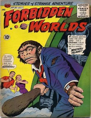 Book cover for Forbidden Worlds Number 80 Horror Comic Book